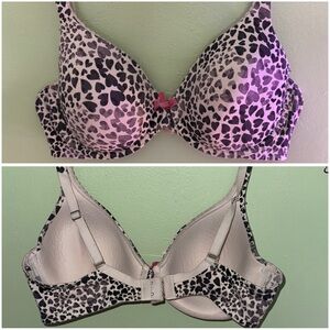 Leopard Print Underwire Bra